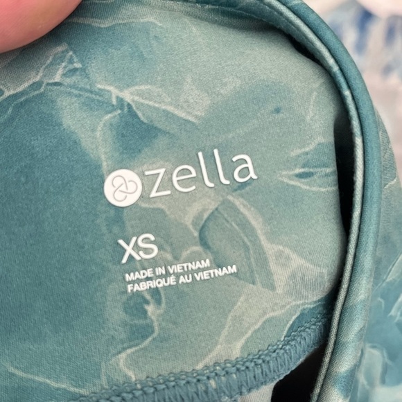 NWT ZELLA HIGH WAIST 7/8 LEGGINGS IN GREEN LILYPAD - Picture 9 of 9